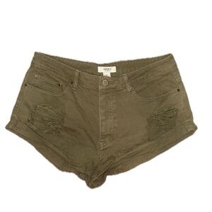 Forever21 distressed low waisted Jean Shorts